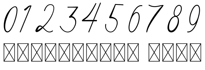 Blacklight Signature Font OTHER CHARS