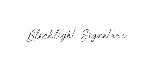 Blacklight Signature Logo