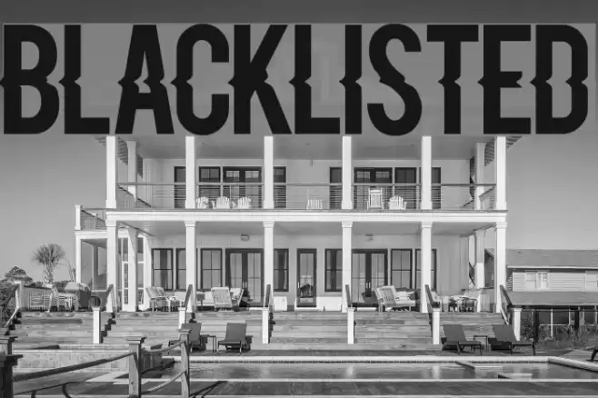 Blacklisted Font examples