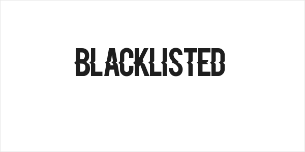 Blacklisted Logo