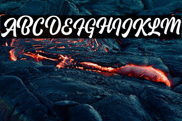 Blacklite Script DEMO-Regular Example 1