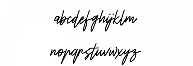 BlacklockSignature Font Litere mici