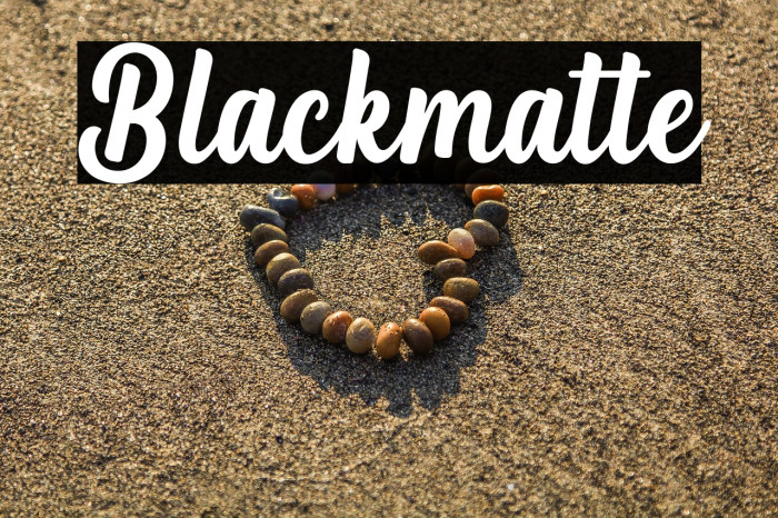 Blackmatte Example 1