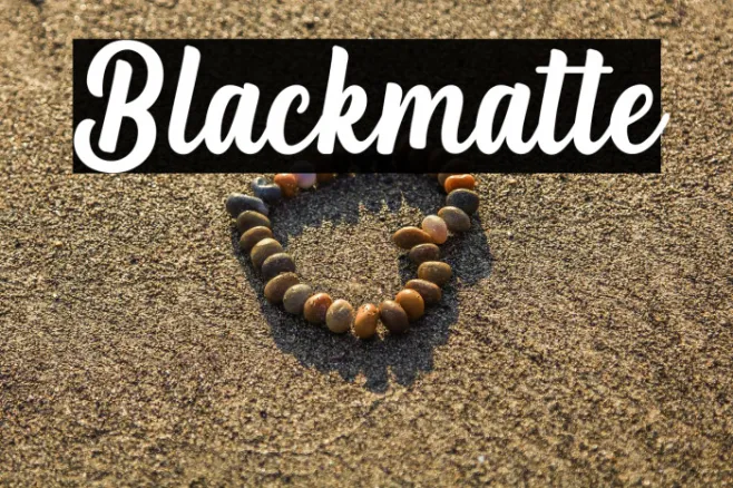 Blackmatte Example 1