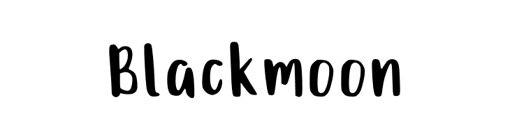 Blackmoon  フリーフォントのダウンロード