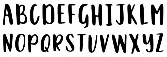 Blackmoon Font UPPERCASE
