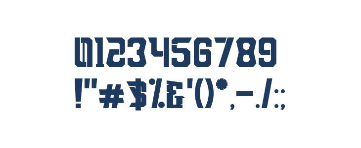 Blackmore Italic Other Characters