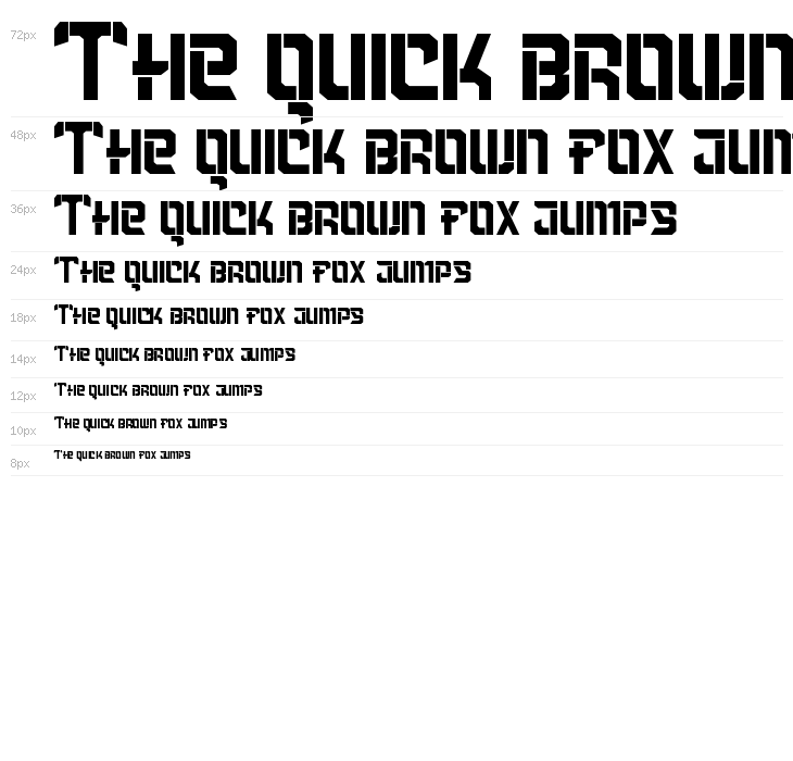 Blackmore Italic Waterfall