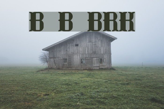 Blackoninaut Bold BRK Font examples