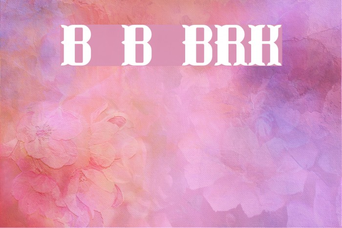 Blackoninaut Bold BRK Font examples