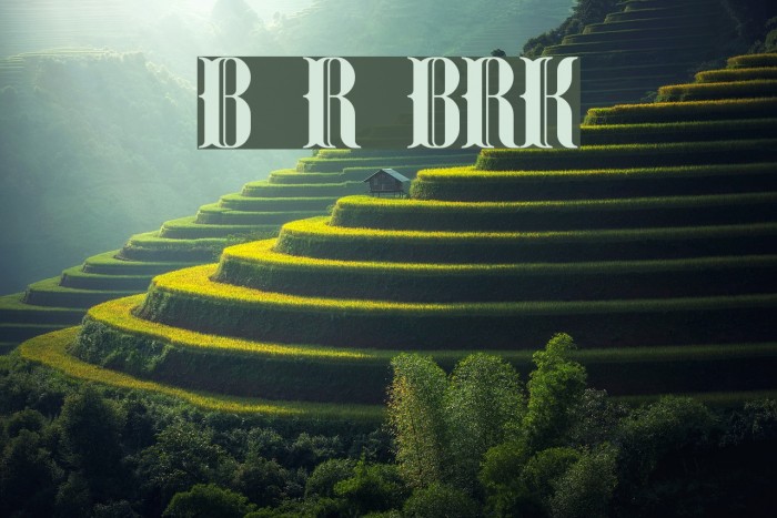 Blackoninaut Redux BRK Font examples