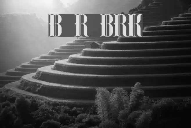 Blackoninaut Redux BRK Font examples