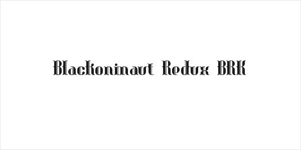 Blackoninaut Redux BRK Logo