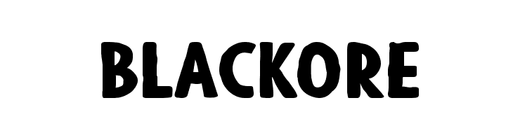 Blackore Font