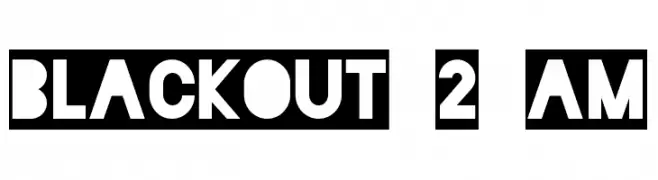 Blackout 2 AM  Скачать бесплатные шрифты