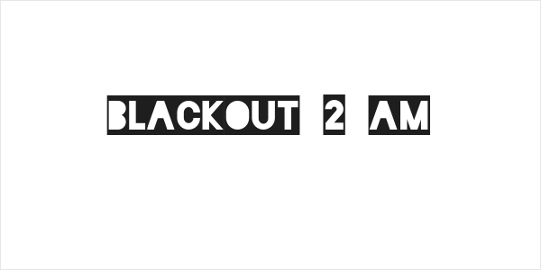 Blackout 2 AM Logo