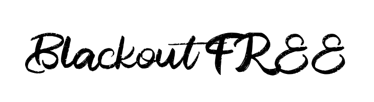 Blackout FREE  Descarca Fonturi Gratis