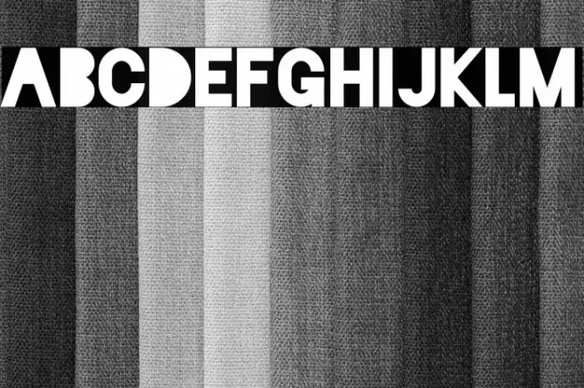 Blackout Midnight Font examples