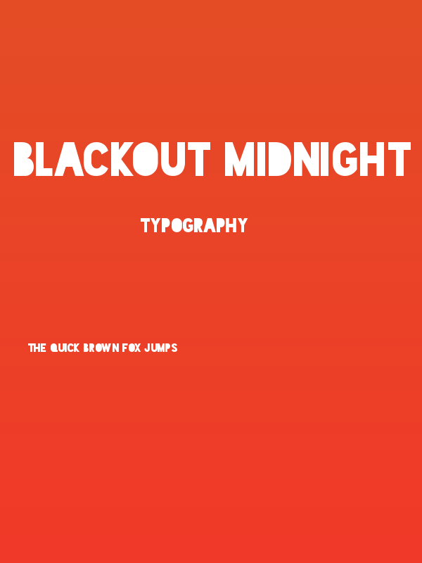 Blackout Midnight Poster