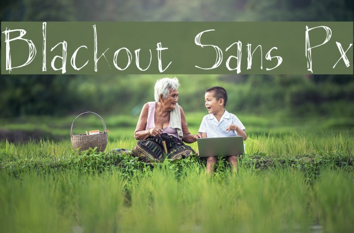 Blackout Sans Px Example 3