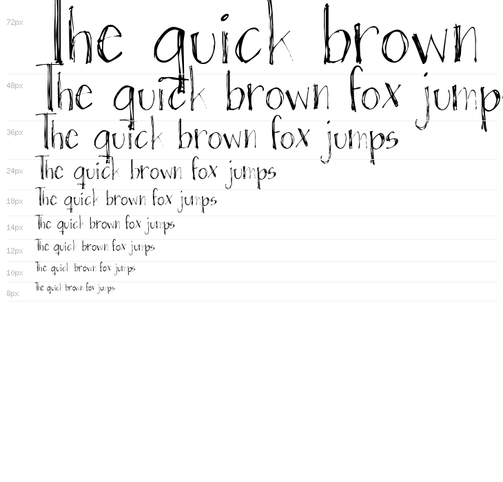 Blackout Sans Px Waterfall