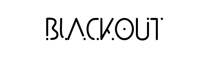 Blackout  Скачать бесплатные шрифты