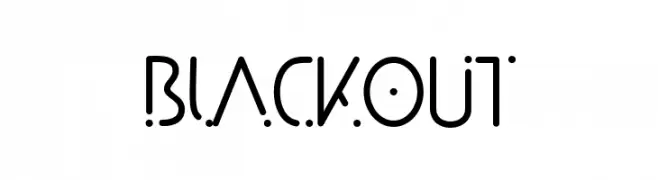 Blackout  Fuentes Gratis Descargar