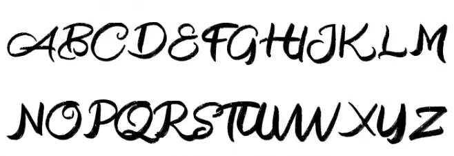 BlackoutFREE Schriftart Groß