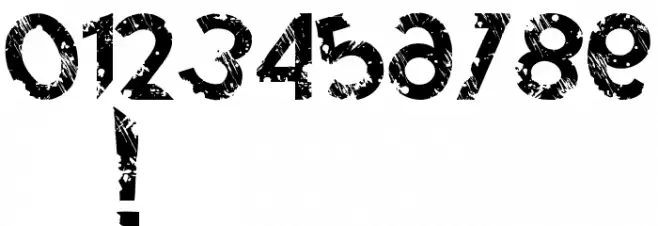 BlackoutMorning Font OTHER CHARS