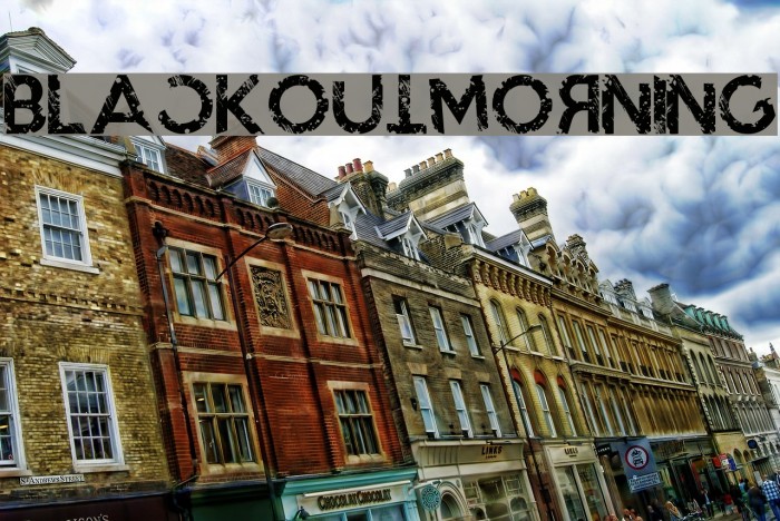 BlackoutMorning Example 1