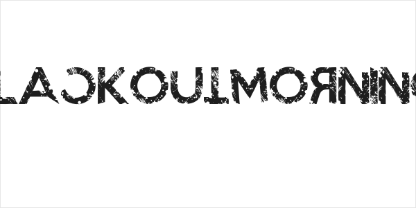 BlackoutMorning Logo