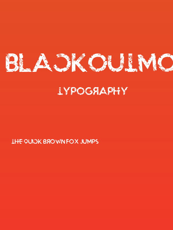 BlackoutMorning Poster