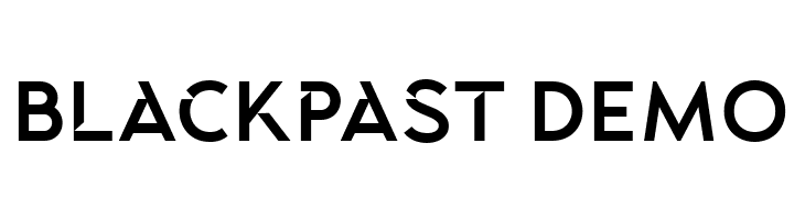 Blackpast DEMO  les polices de caractères gratuit tlcharger