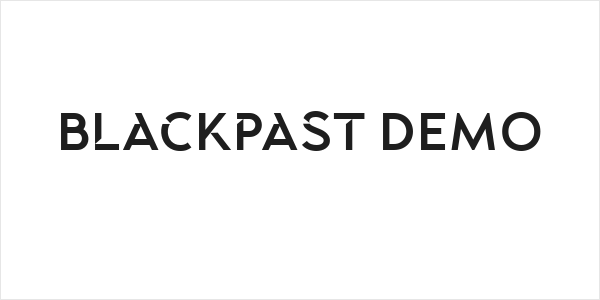 Blackpast DEMO Logo
