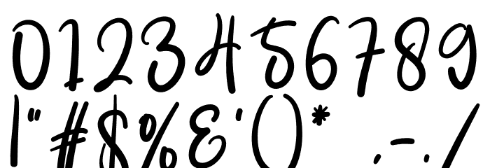 Blackpink Font Alte caractere