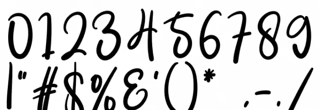 Blackpink Font OTHER CHARS