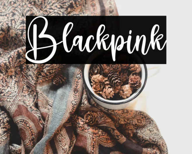 Blackpink Example 1