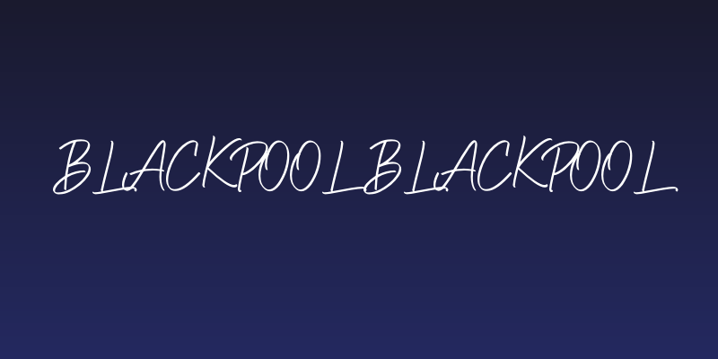 Blackpool Blackpool Social Header