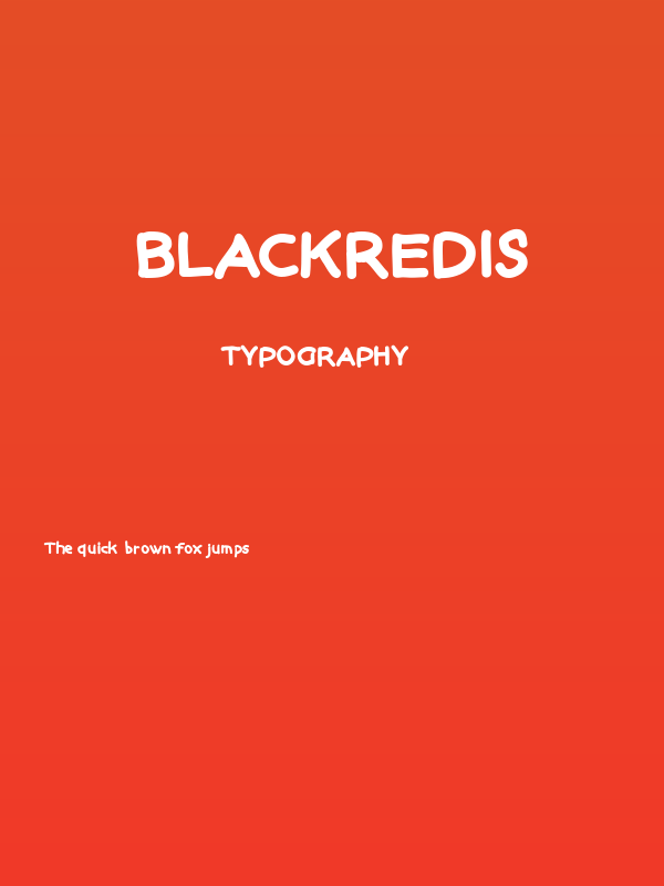 Blackredis Poster