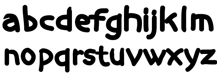 Blackredis Font LOWERCASE