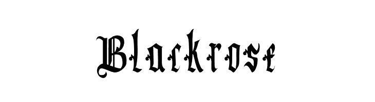Blackrose  免费字体下载