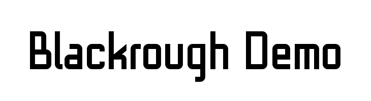 Blackrough Demo  لخطوط تنزيل