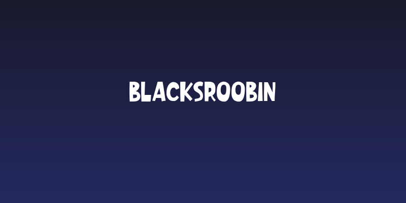 BlacksRoobin Social Header