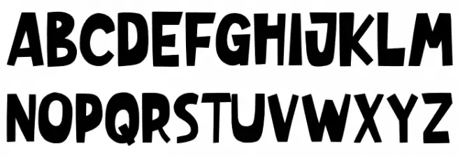 BlacksRoobin Schriftart Groß