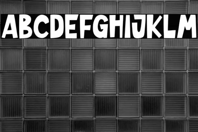 BlacksRoobin Font examples