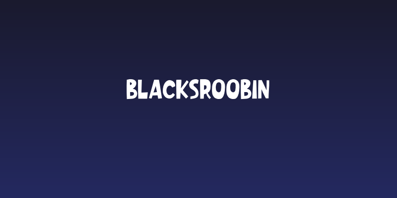 BlacksRoobin Social Header