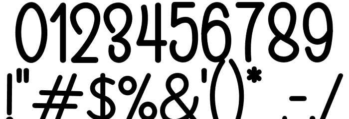 Blackscript Letter Font OTHER CHARS