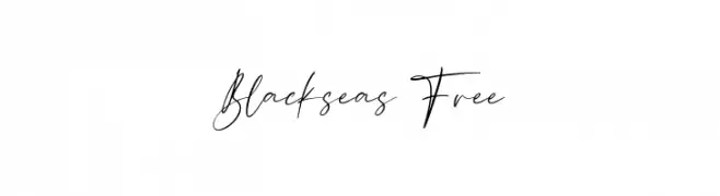 Blackseas Free  Descarca Fonturi Gratis