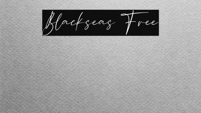 Blackseas Free Example 3