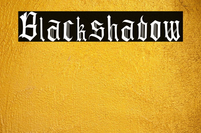 Blackshadow Example 1